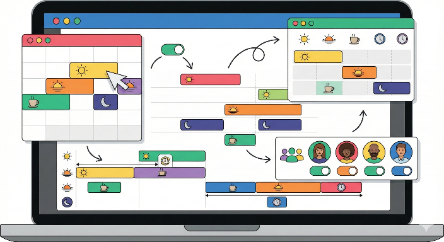 جداول عمل مخصصة